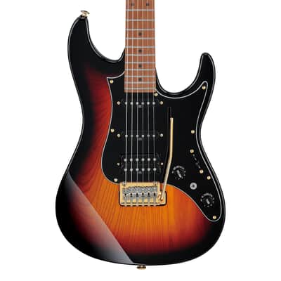 Used Ibanez AZ2204AG AZ Prestige Electric Guitar w/Case - Tri Fade Burst Flat image 1