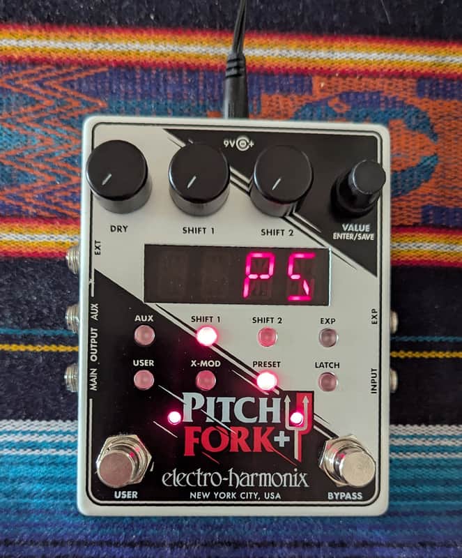 Electro-Harmonix Pitch Fork+ Polyphonic Pitch Shifter 2020 - Present - Silver image 1