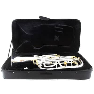 Levante LV-BH5411 Professional Key of Bb Baritone, 4 Monel Pistons (3+1) w/Soft Case & Mouthpiece image 4