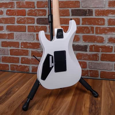 ESP Custom Shop M-II HSS Snow White with Queensryche Triryche Empire Logo 2026 w/OHSC image 6