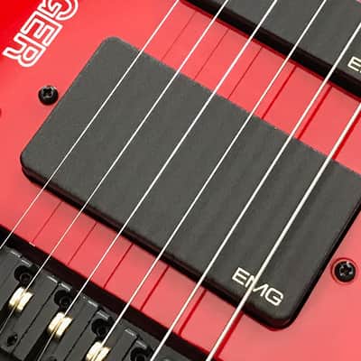 Vintage Left-Handed Red Steinberger GL4T TransTrem Guitar - Restored by Jeff Babicz! - HeadlessUSA image 4