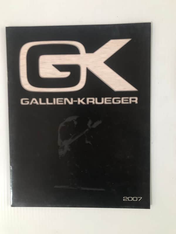 Gallien-Krueger Catalog 2007 image 1