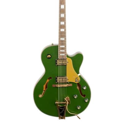 Epiphone Emperor Swingster Hollowbody Electric Guitar Forest Green Metallic image 2