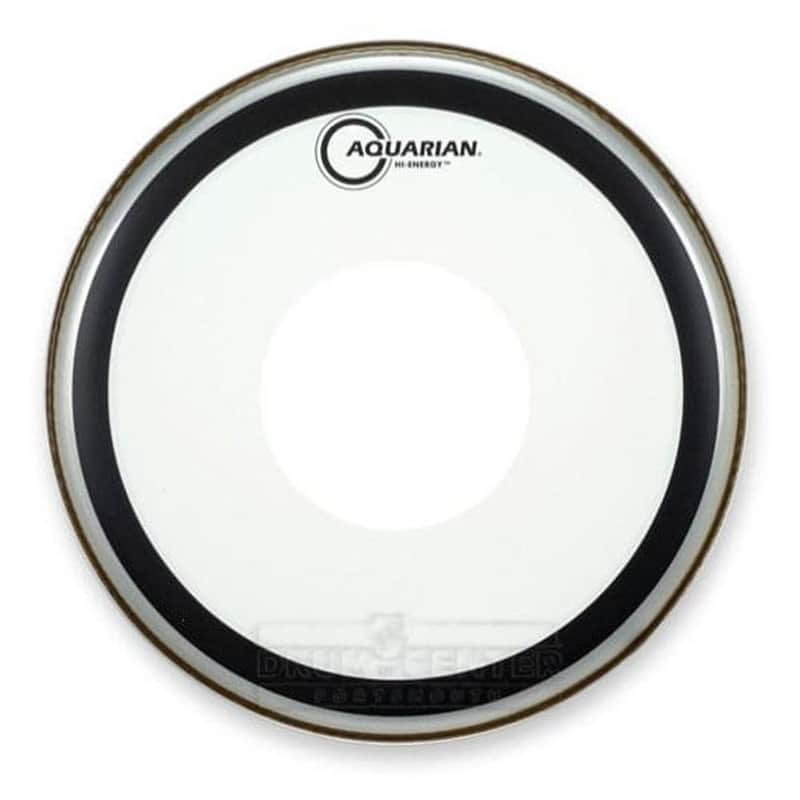 Aquarian Hi-Energy Clear Snare Drumhead 15" image 1