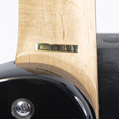 Mid 00’s Samick FM-2 Fairlane Left Handed Bass Guitar w/ Split-Coil Humbucker, Transparent Black Finish image 6