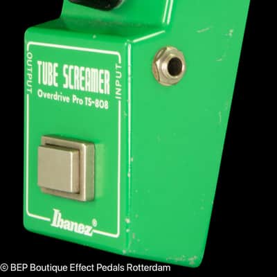 Ibanez TS-808 Tube Screamer with JRC4558D op amp 1981, " R " logo s/n 127576 Japan image 6