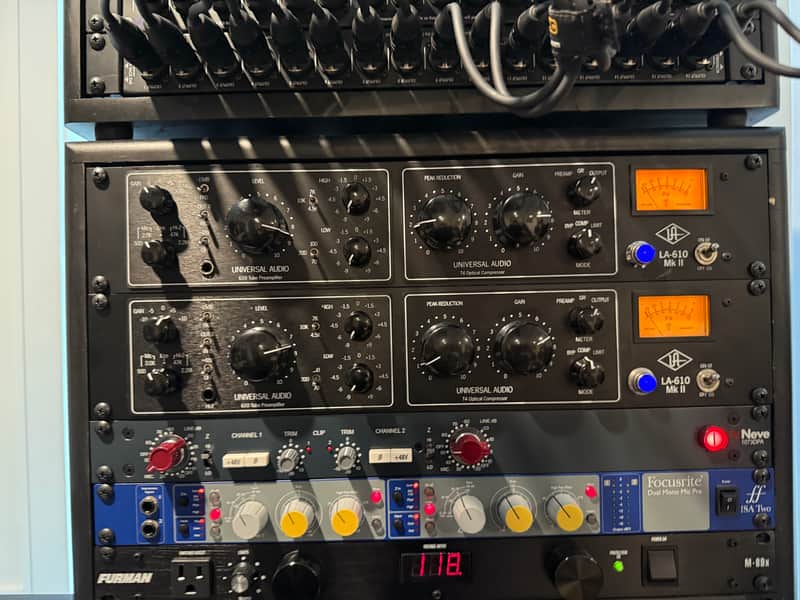 Universal Audio LA-610 MkII Tube Channel Strip 2008 - Present - Black image 1