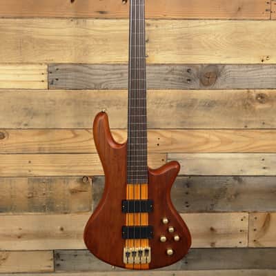 Schecter Stiletto Studio-4 FL 4-String Fretless Bass Honey Satin image 4