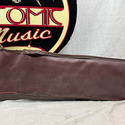 Artistic Products Company (Victoria) Vintage Plasti-Leather (Leather/Vinyl) Gig Bag 1950s - Brown image 3