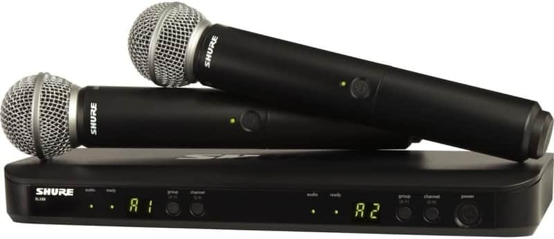 Shure BLX288/SM58 Dual Wireless Vocal Microphone System image 1