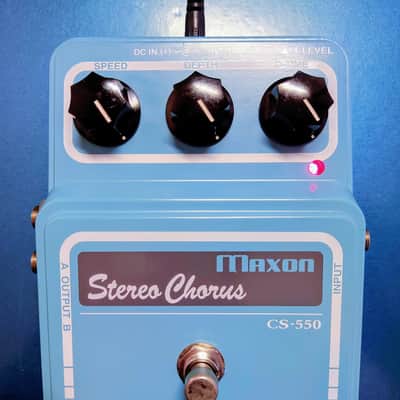 Maxon CS-550 Stereo Chorus 2000s - Blue image 3