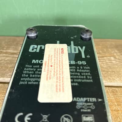 Dunlop GCB95 Cry Baby Standard Wah 1982 - Present - Black image 6