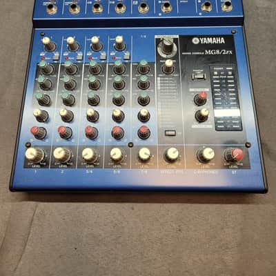 Yamaha MG8/2FX 8-channel Analog Mixer - Blue image 1