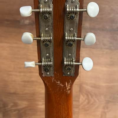 Harmony H-6128 1970s - Natural (Strung Lefty) image 8