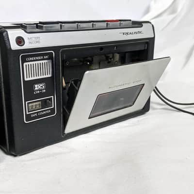 Vintage Realistic CTR-39 Model 14-819 Portable Cassette Tape Player/ Recorder image 11