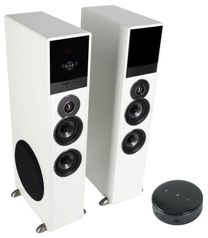 Rockville TM80W Home Theater Buetooth Tower Speakers + 8" Sub + Wifi Receiver image 1
