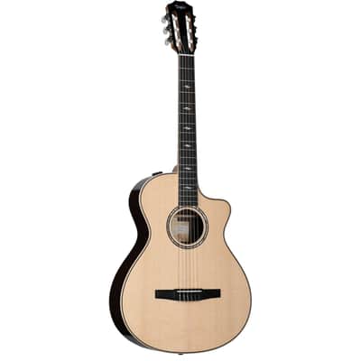 Taylor 812ce-N Grand Concert Classical Acoustic-Electric Guitar, with Case image 2