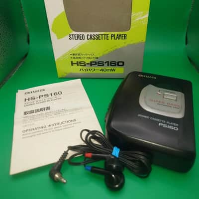 High Output AIWA HS-PS160 Stereo Cassette Player Super Bass Working Tested image 2
