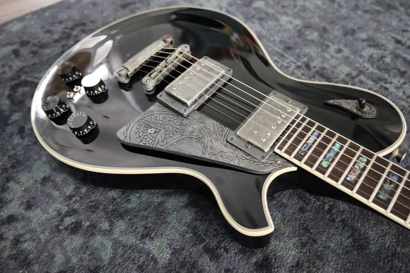 Michael Kelly Patriot Custom Single Cut 2010s - Black Vapor Aged Relic Hardware Modified image 1