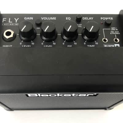 Blackstar Fly 3 3-Watt 1x3" Battery-Powered Mini Guitar Combo 2014 - Present - Black image 3