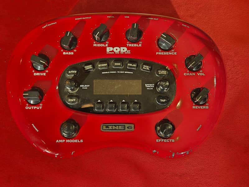 Line 6 POD xt Multi-Effect and Amp Modeler w/ Power Supply image 1