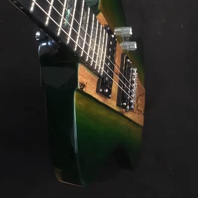 Zero Gravity ZG-Inertia SM TA Spalted Maple Trans Aurora Finish Electric Guitar & ZG Deluxe Gigbag image 4