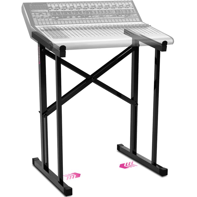 Liquid Stands Studio Mixer Stand - Foldable & Adjustable - Ideal for Drum Machines, DJ Turntables, Synths, and More image 1