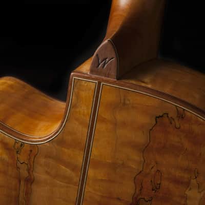 Washburn Comfort Deluxe 66 Auditorium Cutaway Acoustic Electric Guitar, Spalted Maple (WCG66SCE-O-U) image 7