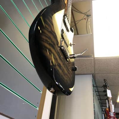 Sterling by Music Man JP100 John Petrucci Transparent Black | Reverb