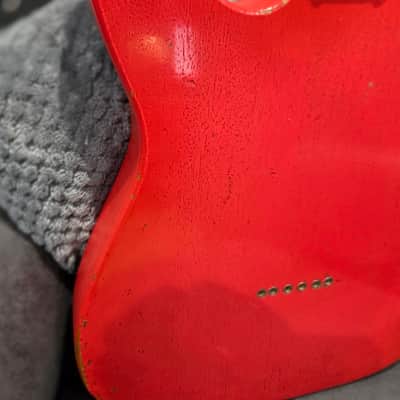 T-Style Nitro Telecaster Partscaster, Vintage-Style Build 2026 - Dakota Red Relic image 8