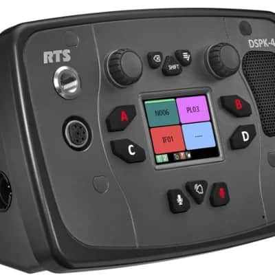 RTS DSPK4-W 4-Channel IP Wall Mount User Station with Power Supply image 2