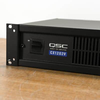 QSC CX1202V 1200W 70V 2-Channel Power Amplifier CG011ZY image 2