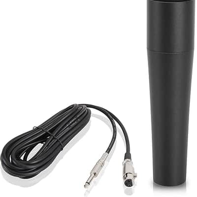 Dynamic Handheld Microphone, Professional Moving Coil Mic with Built-in Pop Filter, Wide Frequency Response, High Signal Output, Rugged Design, Low Noise Circuitry, 15' ft. XLR Cable Included image 1