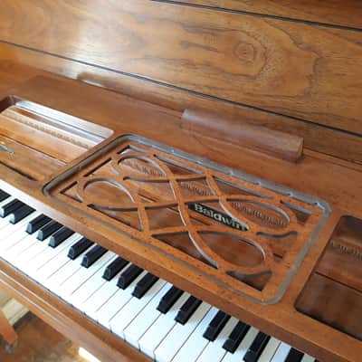 Vintage 1987 Baldwin 623 Upright Piano in Satin Walnut image 8