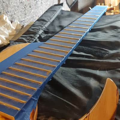 Ramsay: RMI RAMSAY: Vincent Bertolani Sonata VI signature model. 6 String bass guitar 2023 - ATLANTIC blue, Refinished in US 2024 image 17