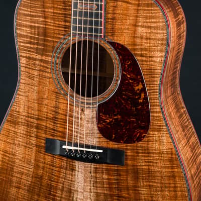 Huss and Dalton D-45 Premium Figured Koa with Paua Pearl Custom NEW image 8