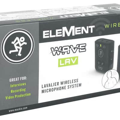 Mackie EleMent Wave LAV Wireless Lavalier Microphone System image 12