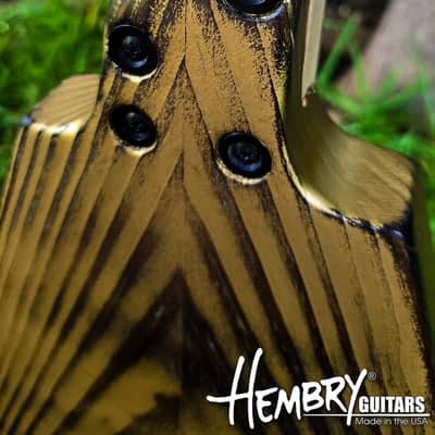 HEMBRY Flying V style pine body image 11
