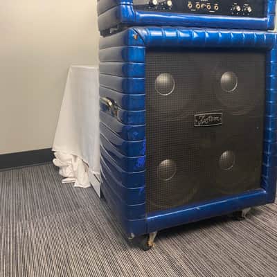 Kustom K200B W/ TR410 Cab 1970’s  - Blue Sparkle image 2