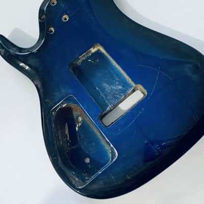 Blue Burst HSH Guitar Solid Basswood Body image 14