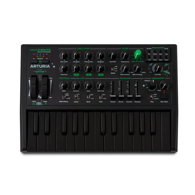 Arturia MicroBrute UFO Monophonic Analog Synthesizer image 1