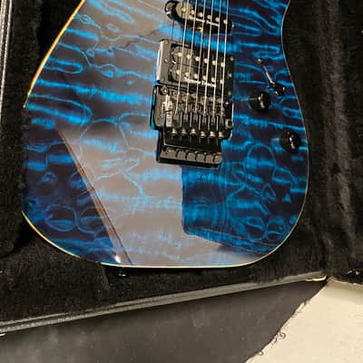 2013 Schecter USA Custom Shop CET Black Ocean HSS image 2