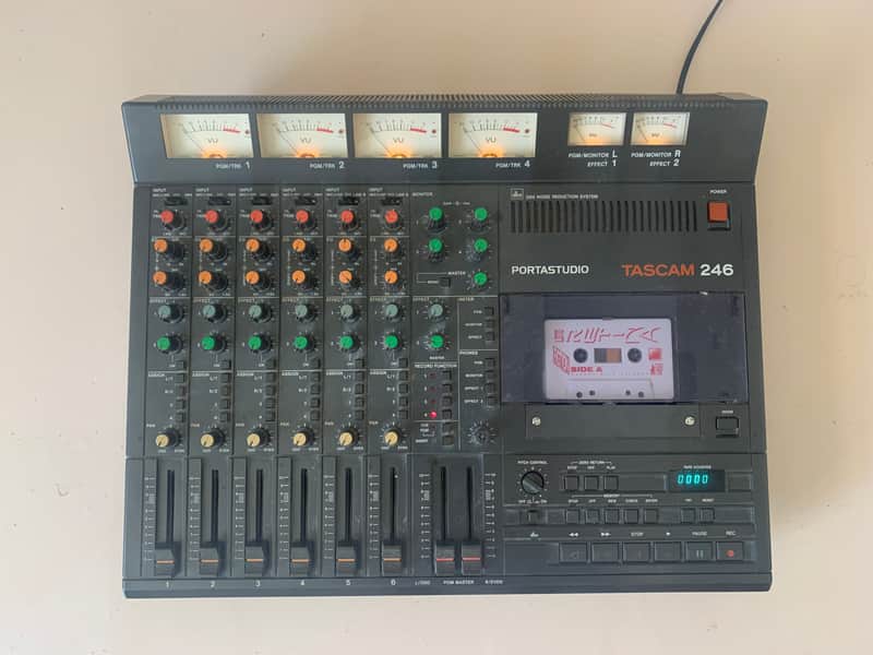 TASCAM製　カセットマルチトラックレコーダーPORTASTUDIO 246 PORTASTUDIO TASCAM 246 | Visual Sound Tech
