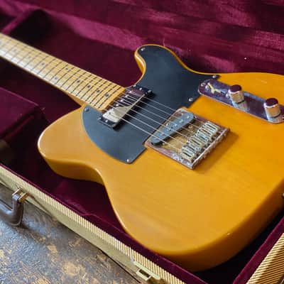 Fender Telecaster '52 Blackguard Reissue Vintage FujiGen E-Serial 'Micawber' 1984-87 Butterscotch Blonde image 2