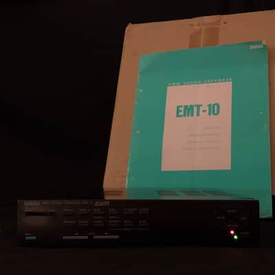 super rare Yamaha half-rack series set: EMT-1 FM Expander Synth, EMT-10 PCM Synth, EMR-1 Digital Rhythm Box, year 1988 image 3