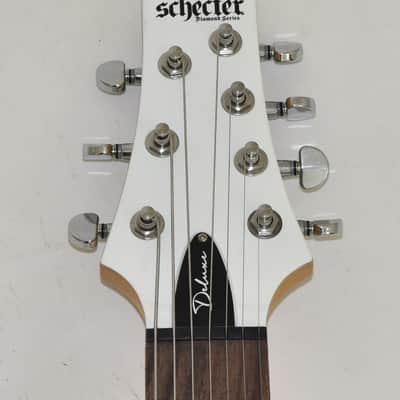 Schecter C-6 Deluxe Guitar Satin White B-Stock 1399 image 4