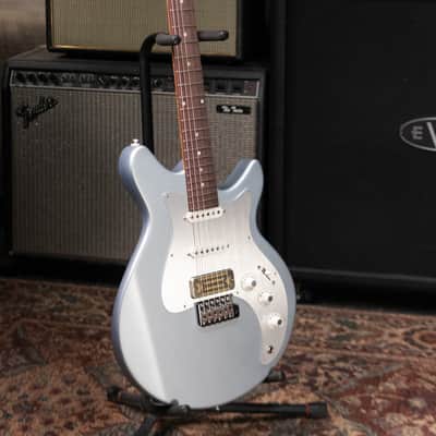 Eastman FullerTone DC'62 Electric Guitar - Ice Blue Metallic with Padded Gig Bag image 13