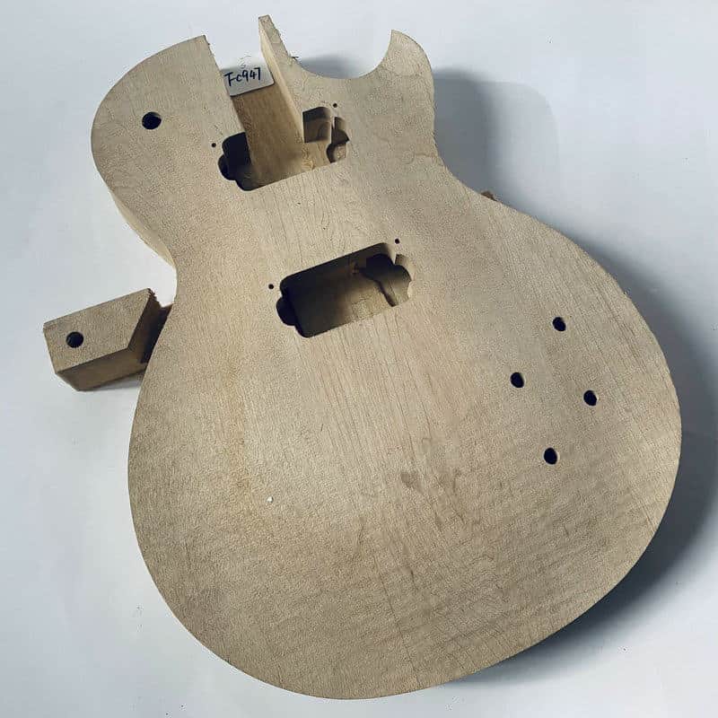 Veneer Maple Top Single Cut Guitar Body image 1