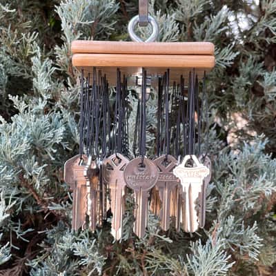 Upcycled Percussion - Key Chimes - Medium - Silver Keys image 7