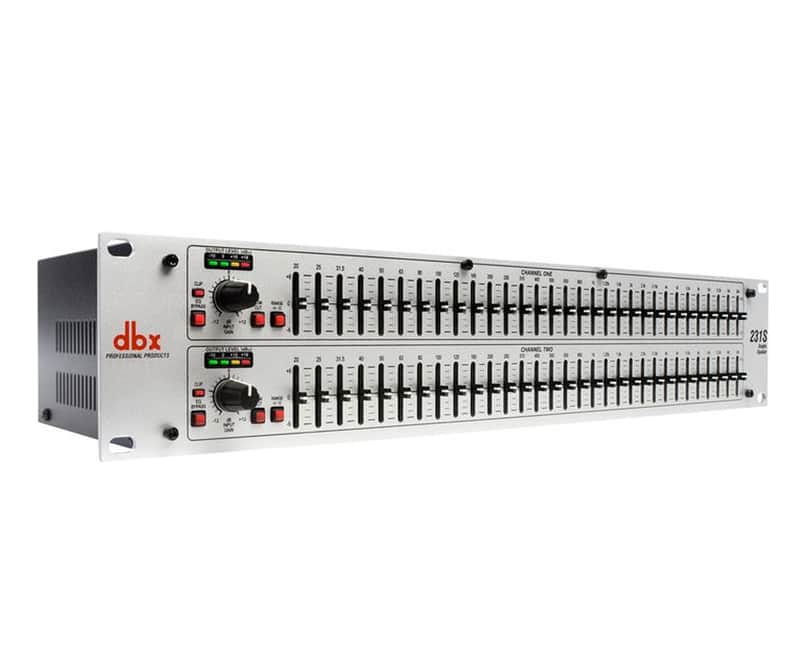DBX 231s Dual Channel 31-Band Graphic Equalizer Switchable ±6 or ±15 dB 2U EQ image 1